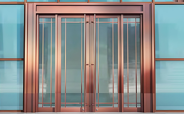 扶风玻璃地弹门